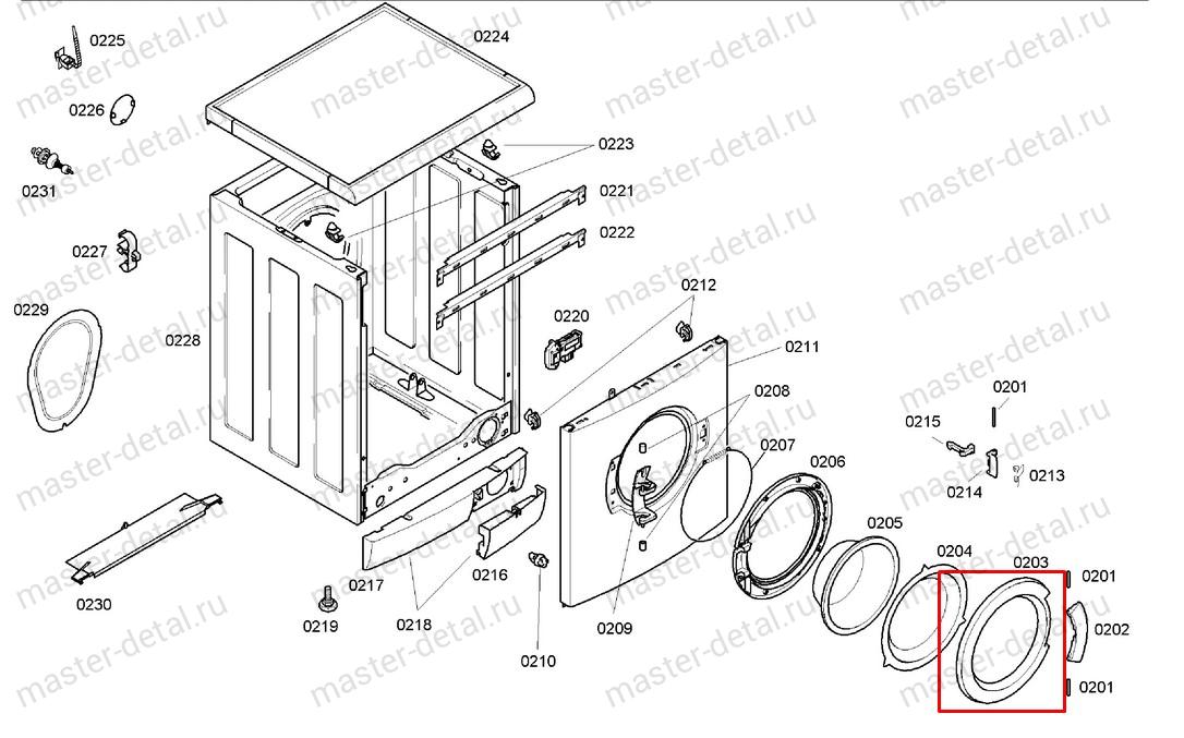 Bosch classixx 6 вертикальная загрузка схема