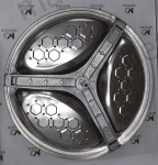 Крестовина 361A301600 SPIDER ALDC-12 / D-M300 / R-00 с барабаном для настенной стиральной машины Daewoo mini/Дэу мини, KREST852